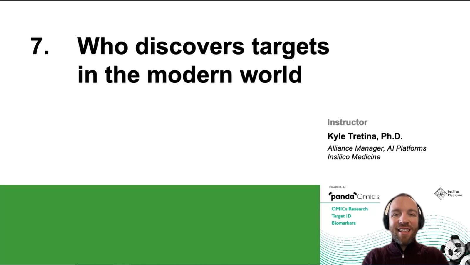 Who discovers targets in the modern world? (7:00)