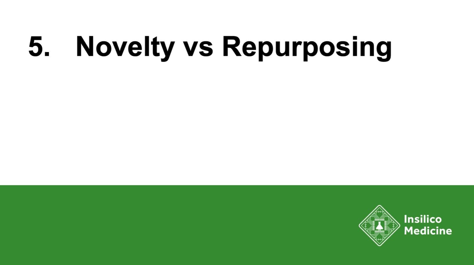 Target novelty vs. repurposing (11:22)
