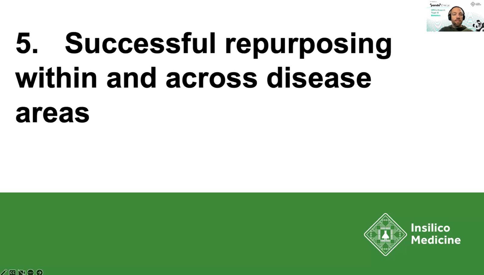 Successful repurposing within and across disease areas (4:52)