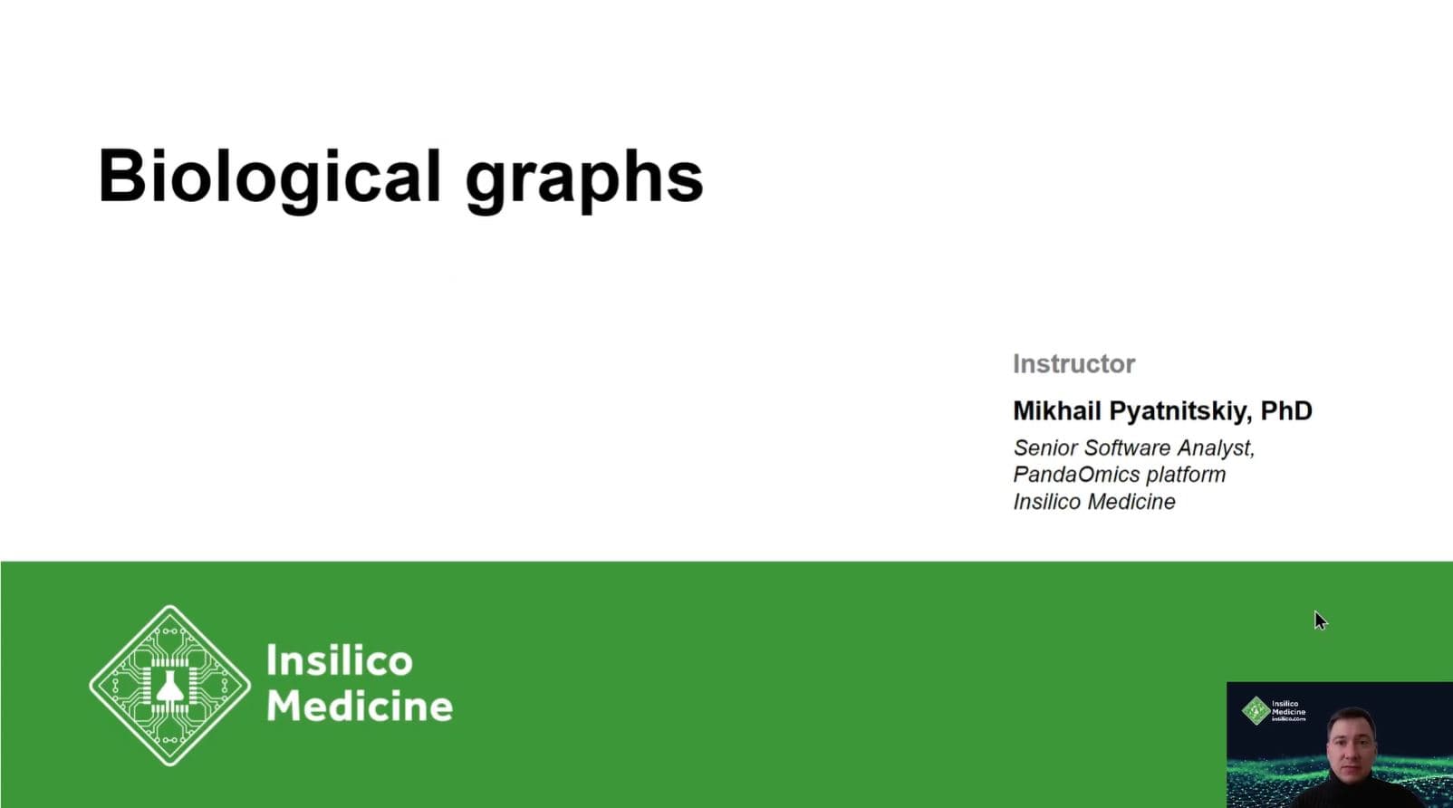 Use of biological graphs (11:33)