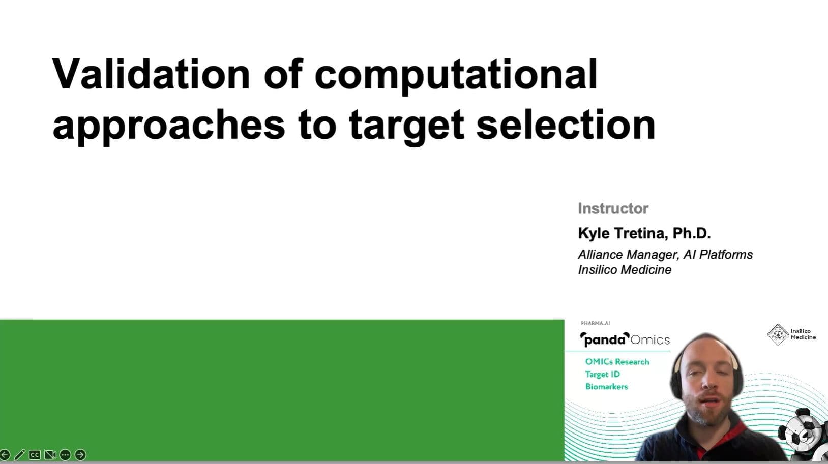 Validation of computational approaches to target selection (9:06)