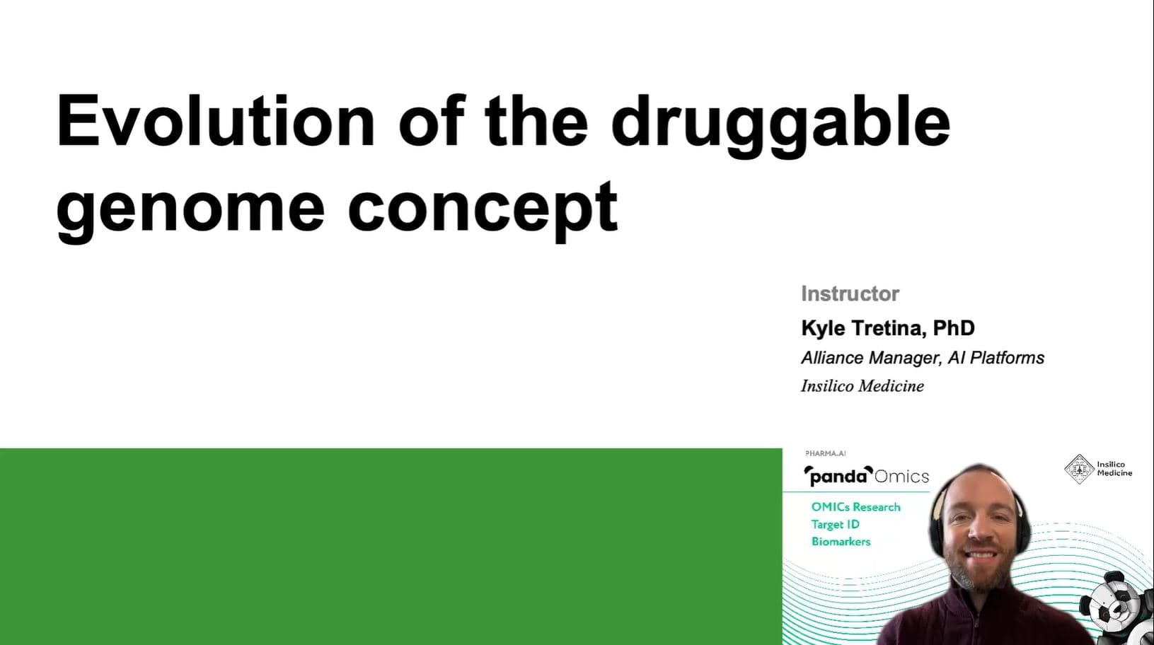 Evolution of the druggable genome concept (10:49)