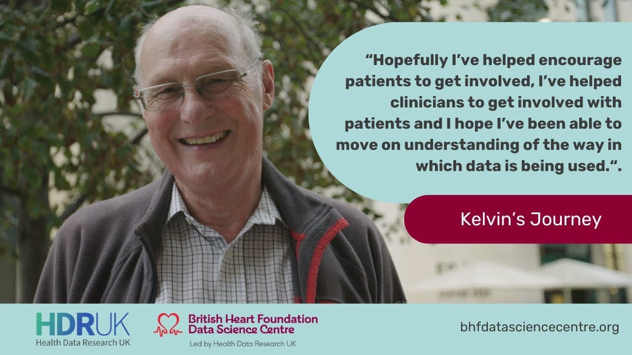 BHF DSC Monthly Webinar: Patient and Public Involvement - Kelvin's Journey (2:02)