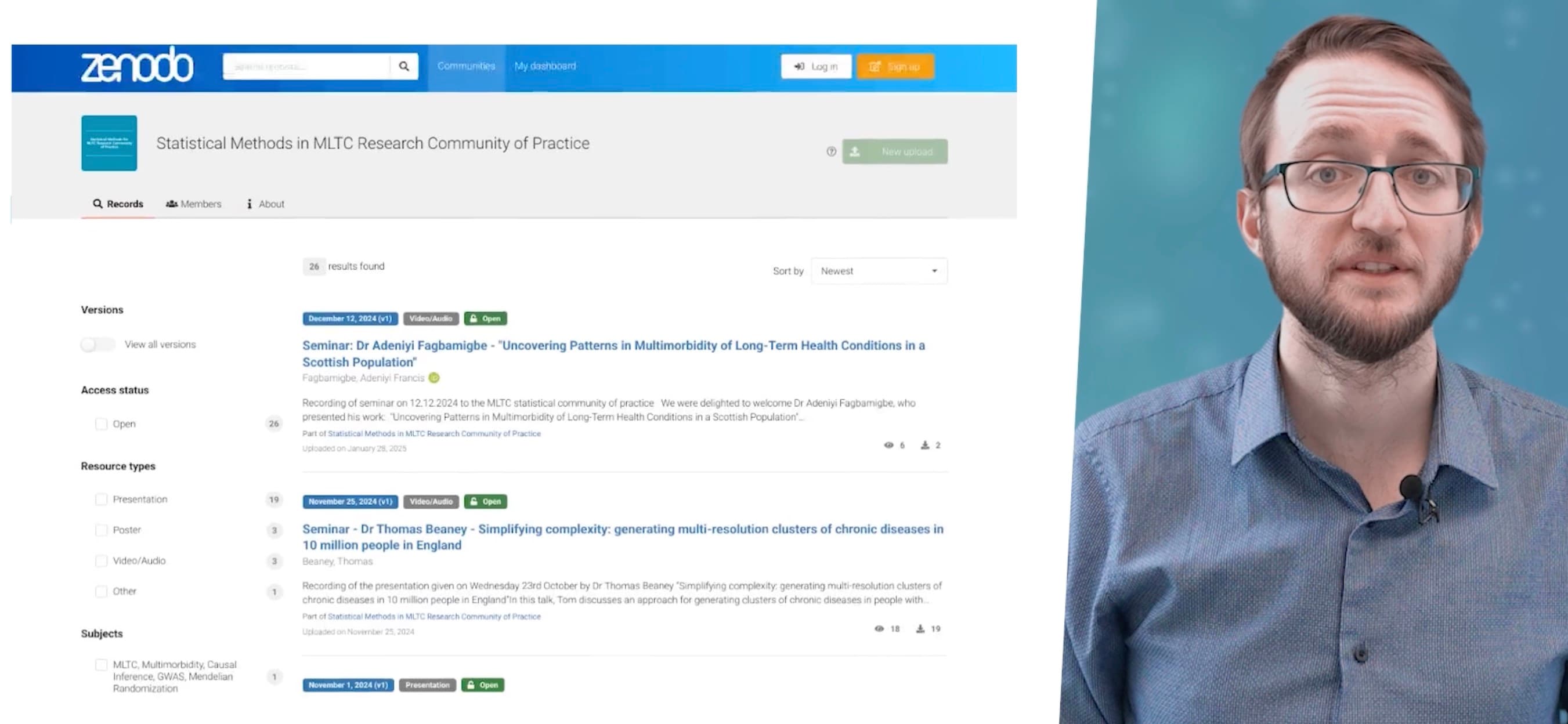 Best Practice for Multiple Long-term Conditions MLTCs Research as Defined by Communities of Practice (4:39)