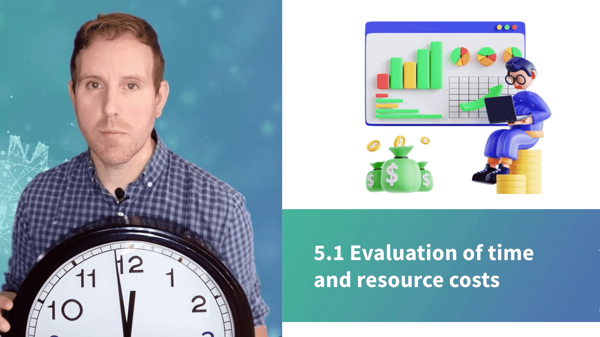 Evaluation of time and resource costs (10:22)
