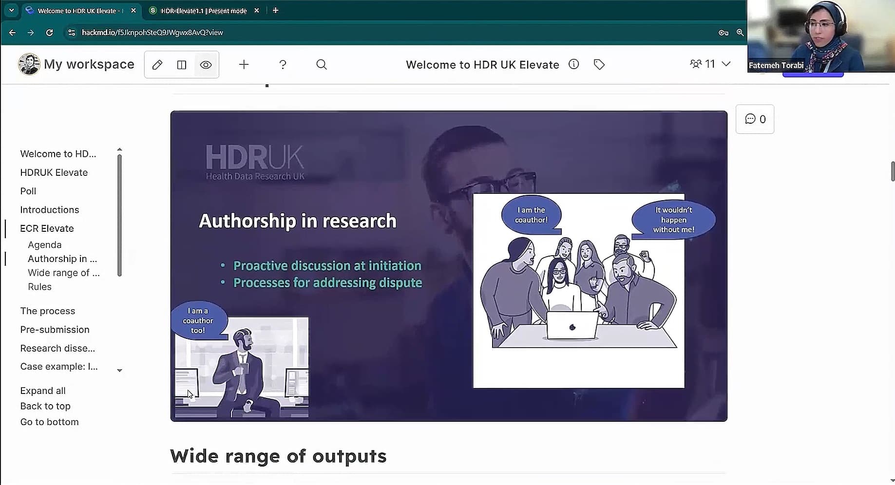 Elevate ECR Series: From research dissemination, from submission to acceptance (58:33)