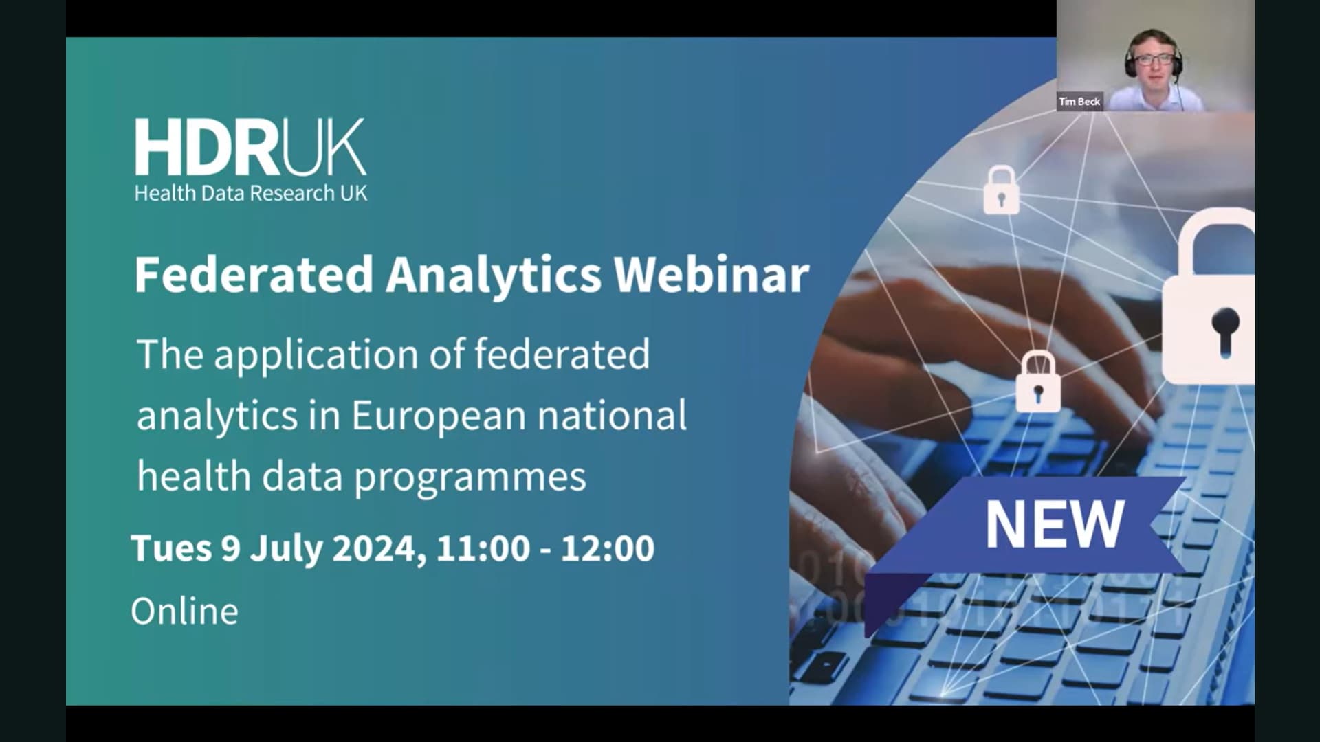 HDR UK Federated Analytics Webinar Series (July 2024) The application of federated analytics in European national health data programmes (58:31)