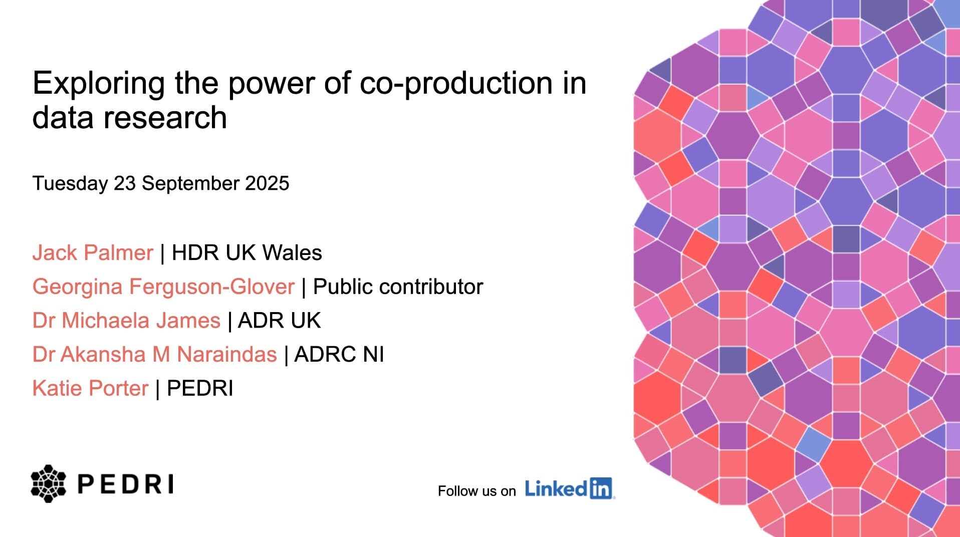 Exploring the power of co-production in data research (55:35)
