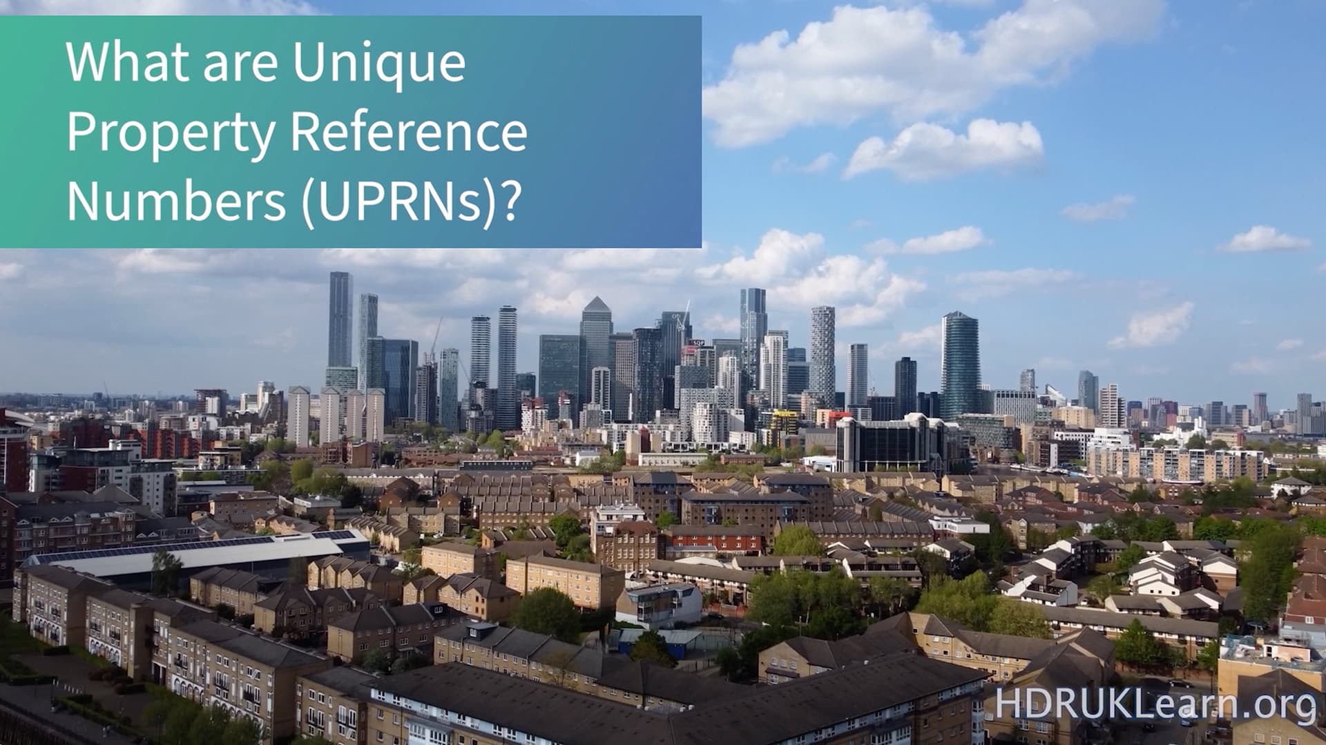 What are Unique Property Reference Numbers? (5:53)