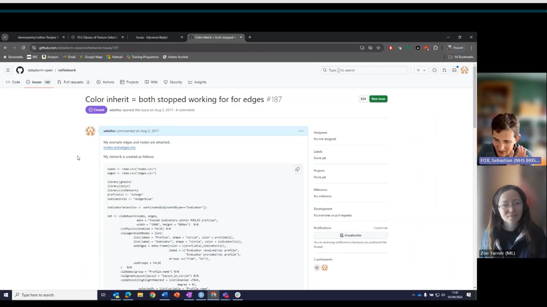 How to use the reprex R package to produce a reproducible example with Sebastian Fox (11:19)